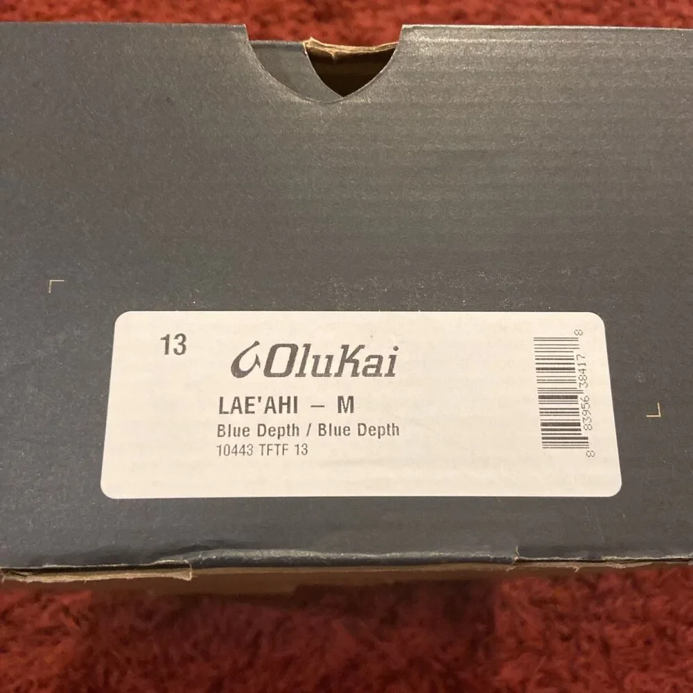 Olukai Lae’ahi Slip On Shoes Men’s 13 Blue Mesh Loafers Comfort Sneakers *READ*